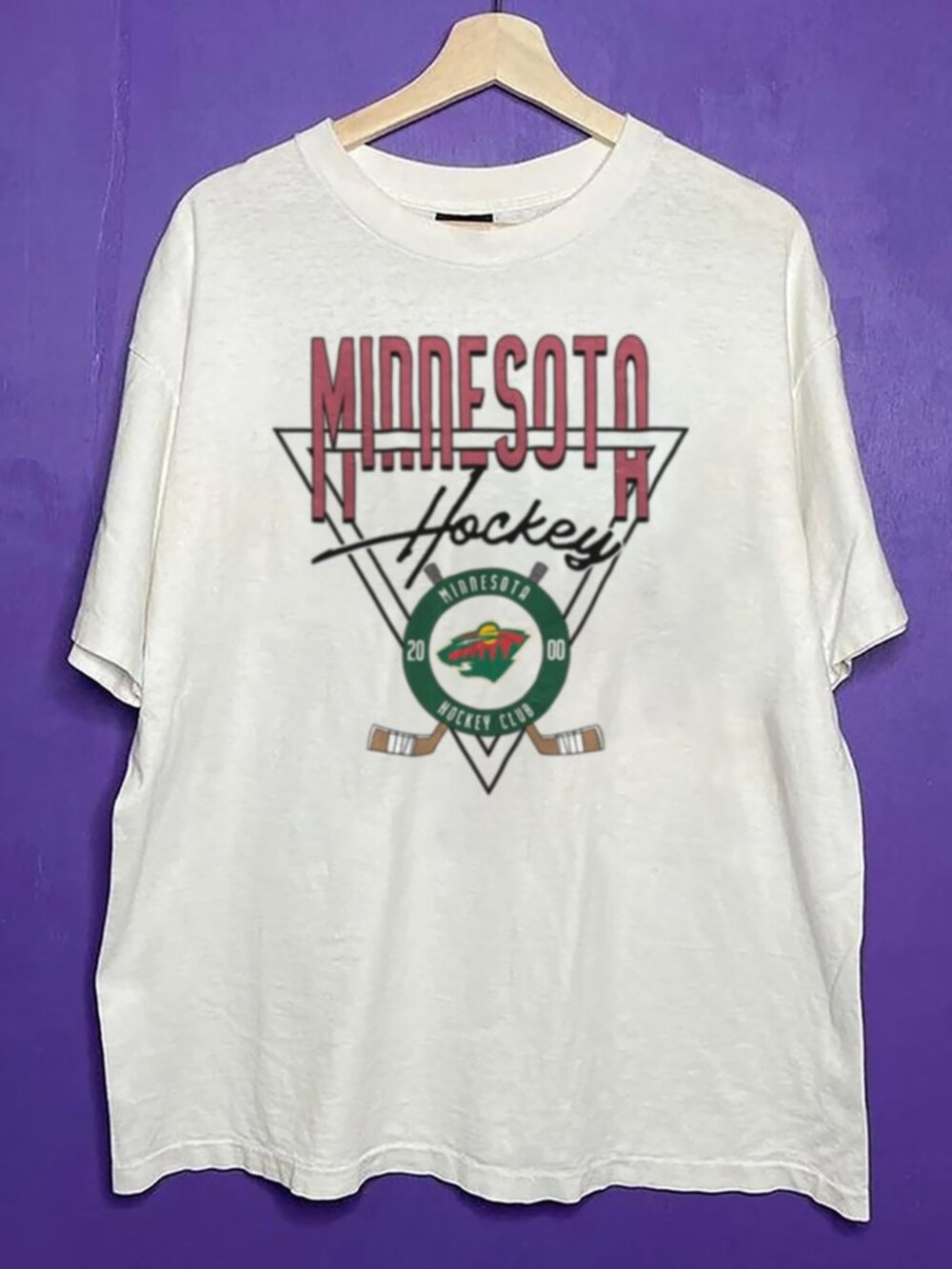 2000 Vintage Minnesota Wild Hockey Shirt, NHL Minnesota Wild Unisex Shirt Tee